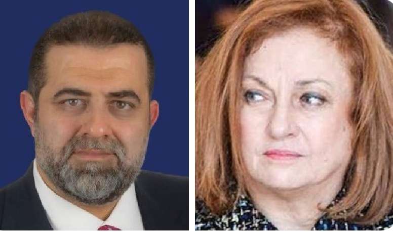 غادة عون والمحامي لؤي غندور
