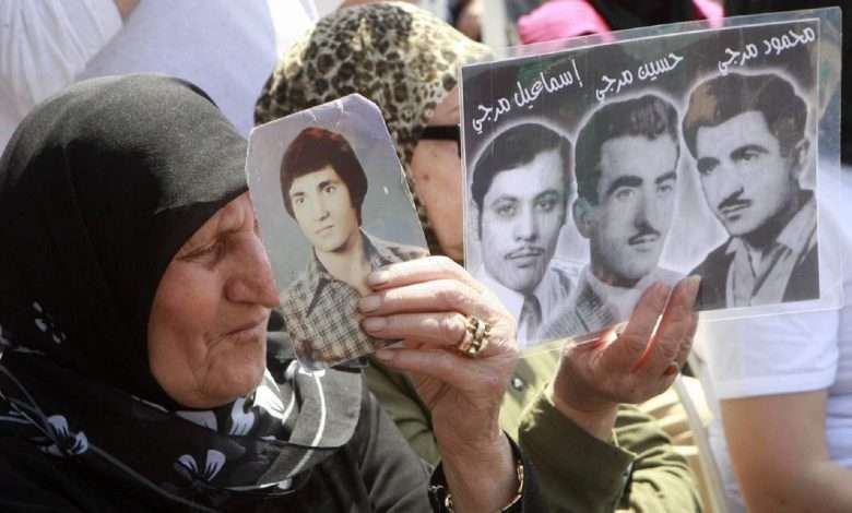 قضية المفقودين غير مرشحة للنسيان