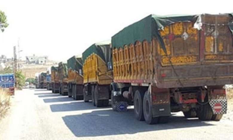 رسوم العبور تشلّ النقل الخارجي