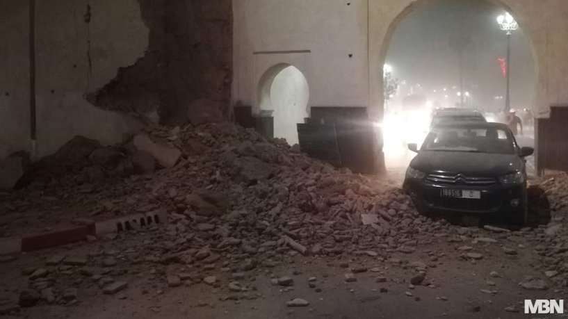 296 وفاة بزلزال عنيف ضرب المغرب