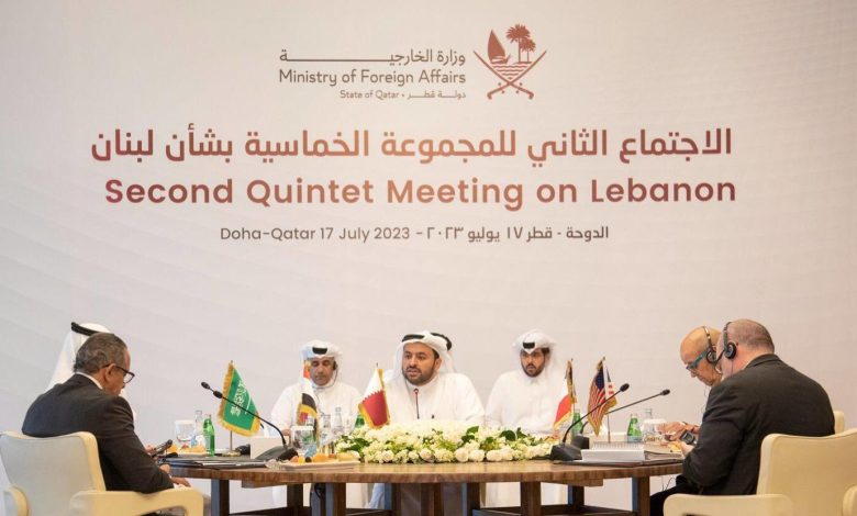 «الخماسية» تنصح اللبنانيين بالتوصل إلى «قواسم مشتركة» للرئيس العتيد