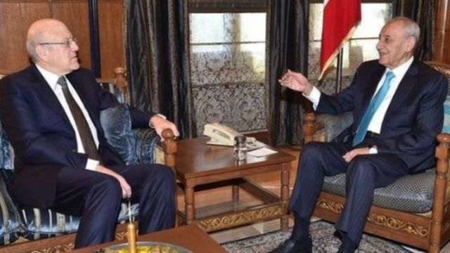 ميقاتي بضيافة بري