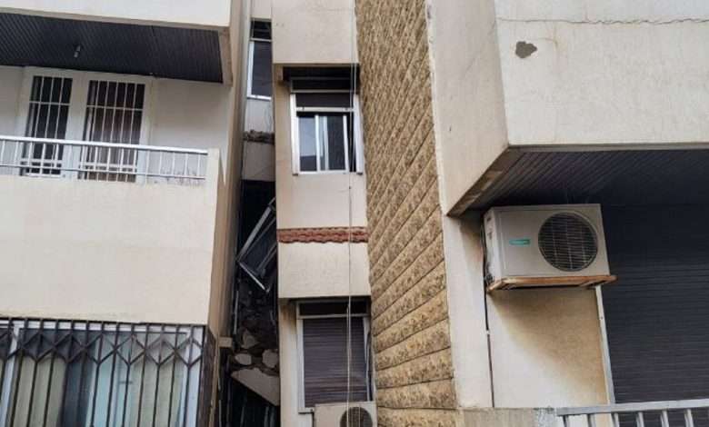 نبأ حزين من الدفاع المدني حول مبنى المنصورية