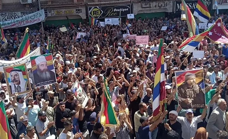 اهالي السويداء يرفضون الأكاذيب