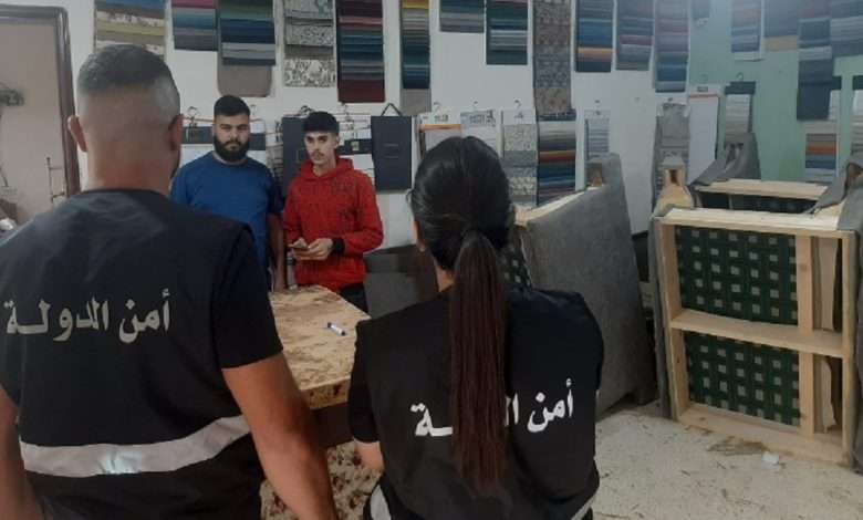 حملة إقفال الصالونات تابع