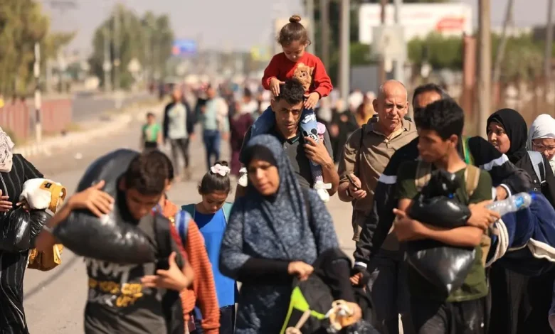 رحلة الرعب من شمال غزة إلى جنوبها