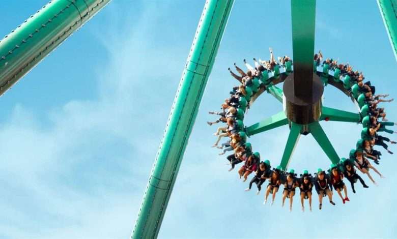 كـ. ـارثة حقيقية شقيقتان سقطتا من لعبة في مدينة الملاهي في هذا البلد العربي!