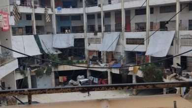 اخلاء مجمع للسوريين في هذه المنطقة