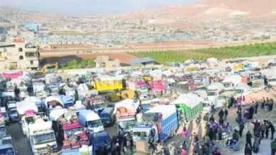 300 نازح يعودون اليوم...