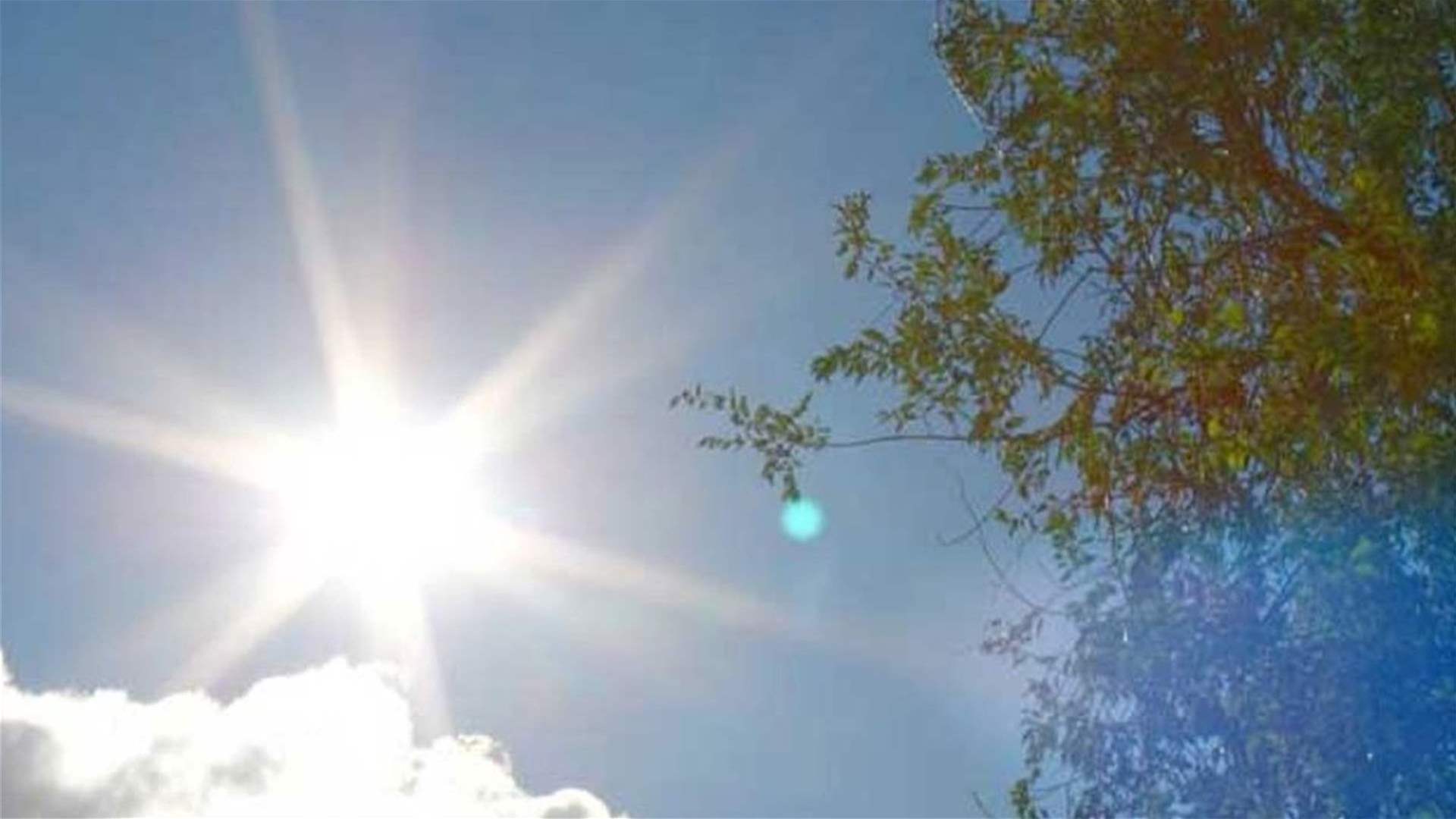 ارتفاع بدرجات الحرارة والأجواء مغبرة