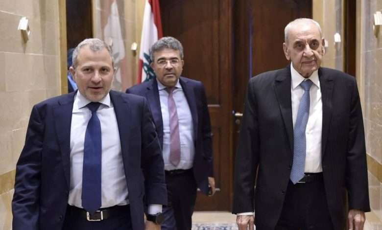 باسيل يهاجم فرنجية من عين التينة