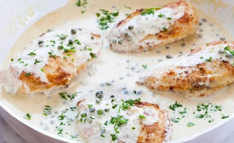 طريقة عمل صدور دجاج بالصوص الأبيض