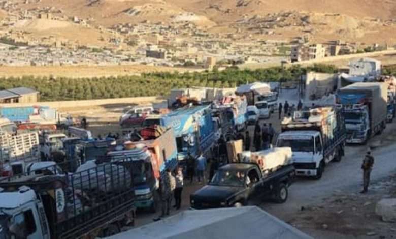 350 نازحاً سورياً يعودون إلى بلادهم في هذه المنطقة