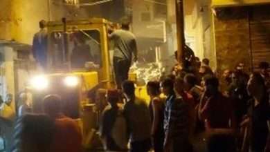 بالصورة: انهـ. ـيار مبنى بداخله سكّان في مصر
