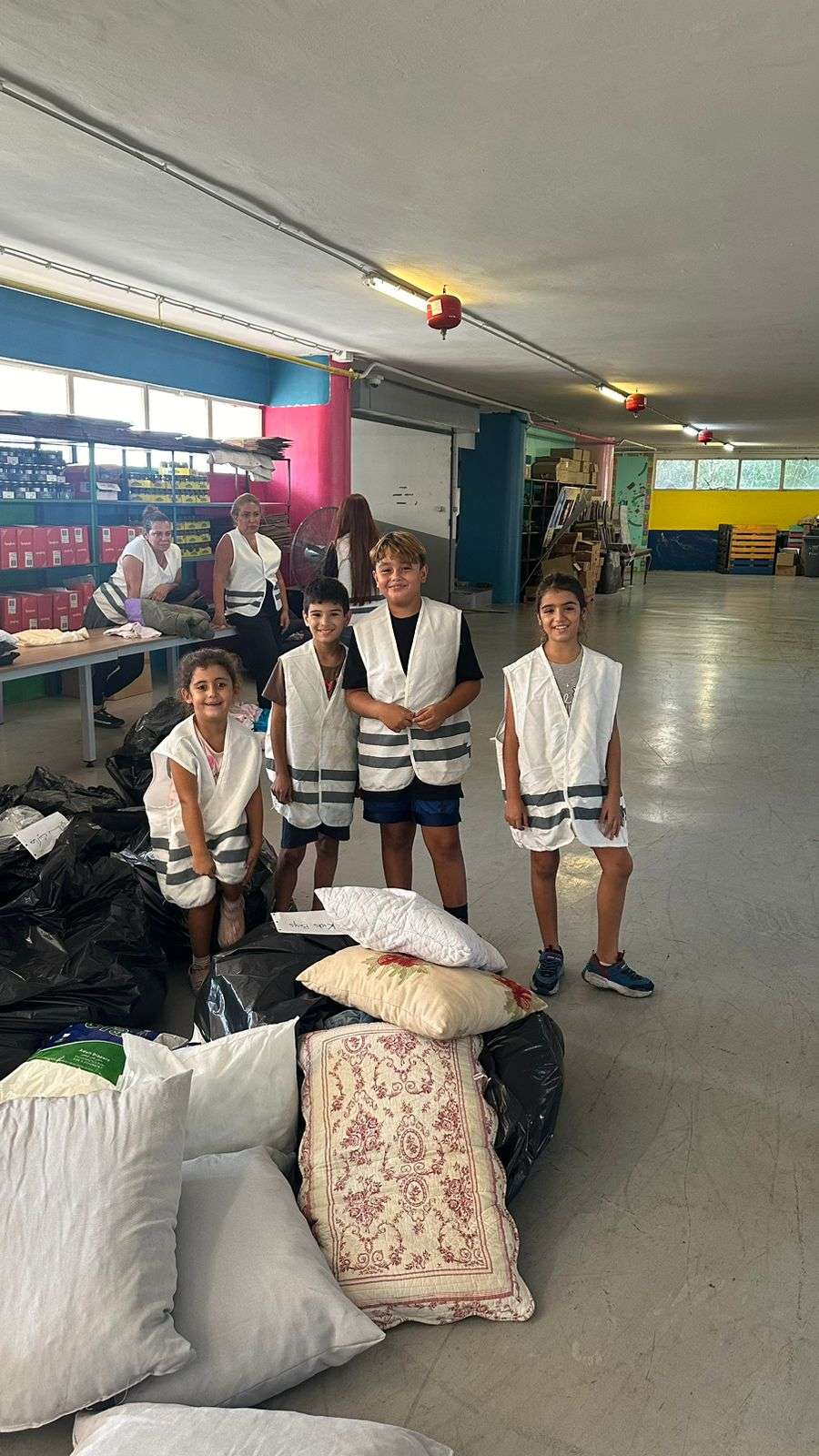 بالصور: "دفى" تطلق حملة تبرعات للعائلات النازحة من جنوب لبنان