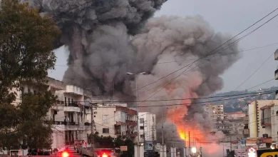 بالفيديو: غـ ـارات إسـ.ـرائيلية مكثفة على بلدات في جنوب وشرق لبنان