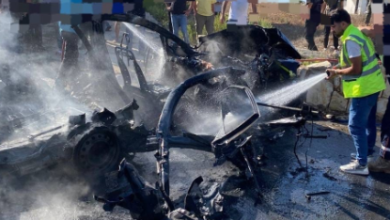 مسيّرة معادية القت قنبلتين على جرافة في بليدا