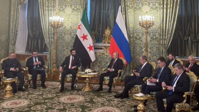 بوتين يجري مباحثات مع الشرع في الكرملين