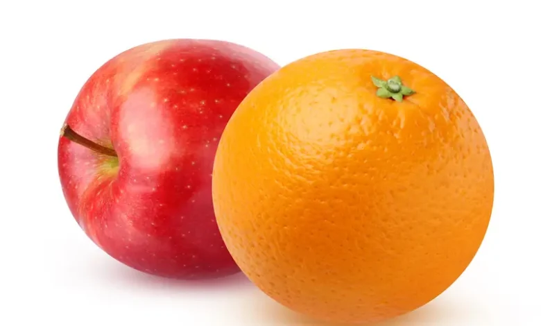 التفاح أم البرتقال... أيهما أفضل للصحة؟