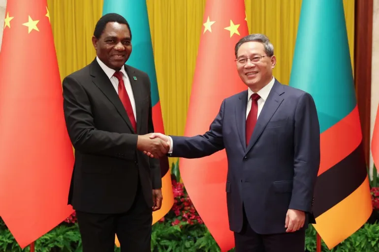 رئيس وزراء الصين في زامبيا لأول مرة منذ 28 عاما