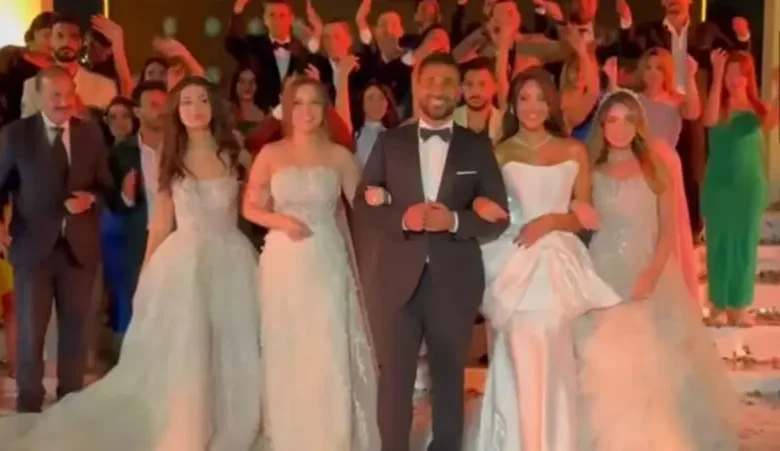 عريس وأربع زوجات..