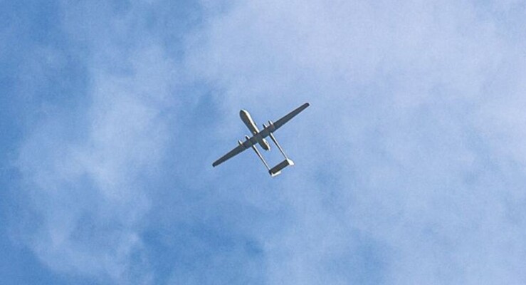 طائرة استطلاع تجسسية تحلق فوق حاصبيا والبقاعين الشرقي والغربي....