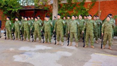 فوج حرس بيروت يحيي الذكرى الـ 82 للاستقلال باحتفال رسمي في الكرنتينا