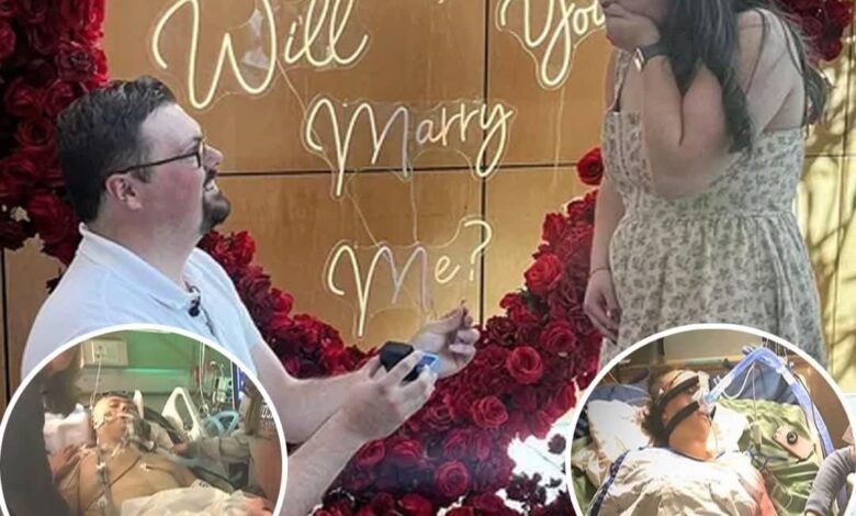 نجيا من إصابة دماغية.. فقررا الزواج