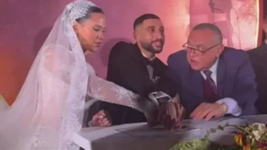 حنان ترك تغيب عن حفل زفاف ابنها