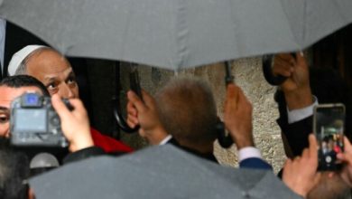 البابا لاوون الرابع عشر يجول داخل دير مارون - عنايا