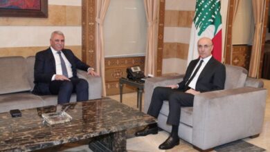 الحجار يجدد إدانة الاعتداءات الإسرائيلية ويعتبرها انتهاكاً لسيادة لبنان