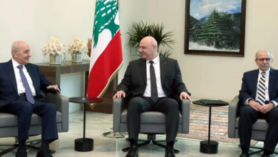 الرؤساء الثلاثة وصلوا الى المطار للمشاركة في مراسم الوداع الرسمي للبابا لاوون