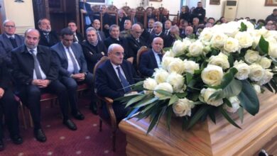 تشييع النائب غسان سكاف في عيتا الفخار