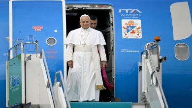 البابا لاوون الرابع عشر يغادر لبنان متوجهاً الى روما ومختتمًا زيارة تاريخية