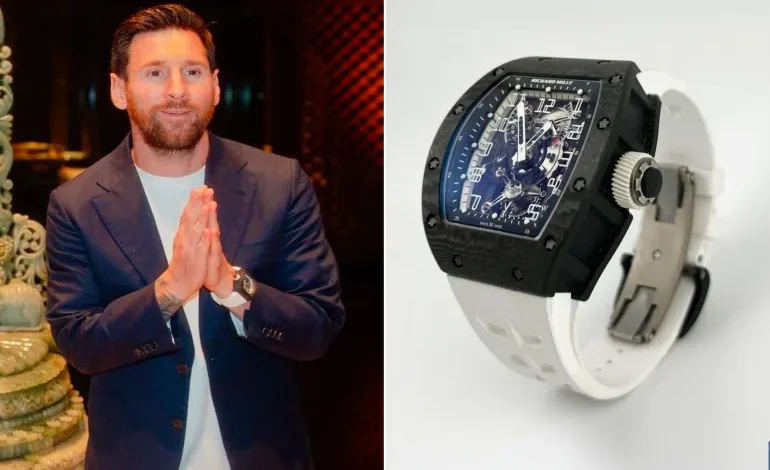 ملياردير هندي يُهدي ميسي ساعة تفوق مليون يورو