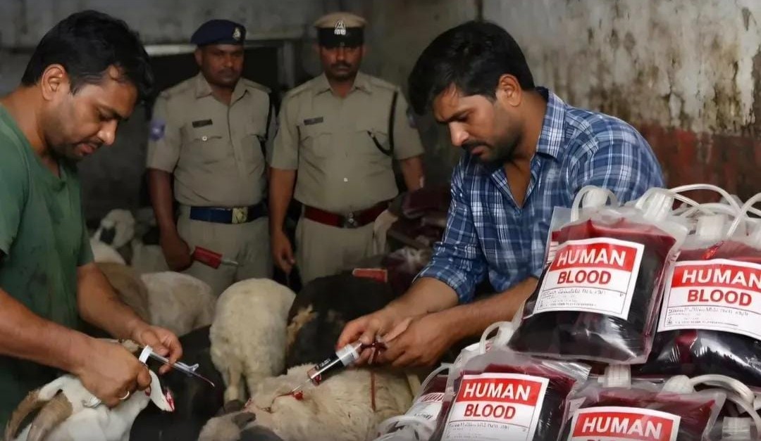 كشف شبكة غير قانونية لتجارة الدم