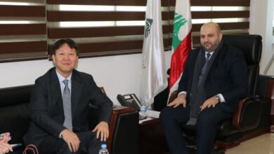 الوزير ناصر الدين إستقبل وفدًا من بعثة الإتحاد الأوروبي والسفيرين الكولومبي والكوري