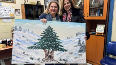 لقاء فني راقي في مؤسسات المعهد العربي بين حلواني ويتيم