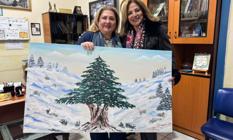 لقاء فني راقي في مؤسسات المعهد العربي بين حلواني ويتيم