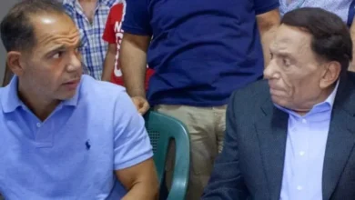 شجار عنيف وقع بين عادل إمام ونجله رامي