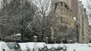 عاصفة ثلجية تربك فرنسا وتشل الحركة الاقتصادية