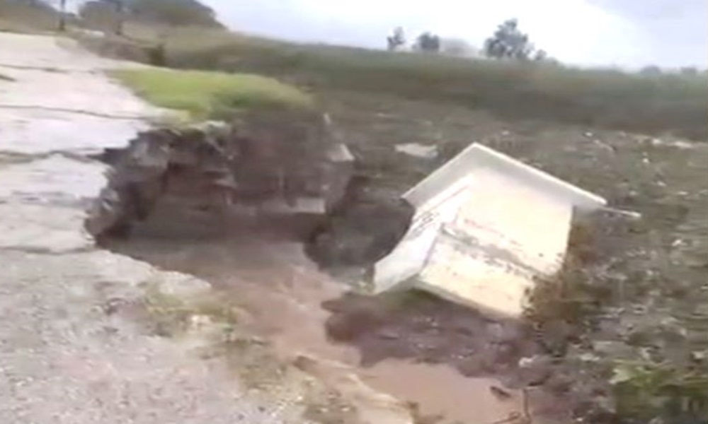 انهيار جسر في عكار بسبب الأمطار