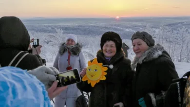 مدينة روسية تستقبل أول شروق للشمس بعد 40 يوما مظلما..