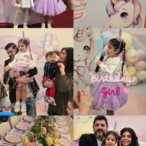 طوني عيسى يحتفل بعيد ميلاد ابنته في أجواء عائلية مميزة