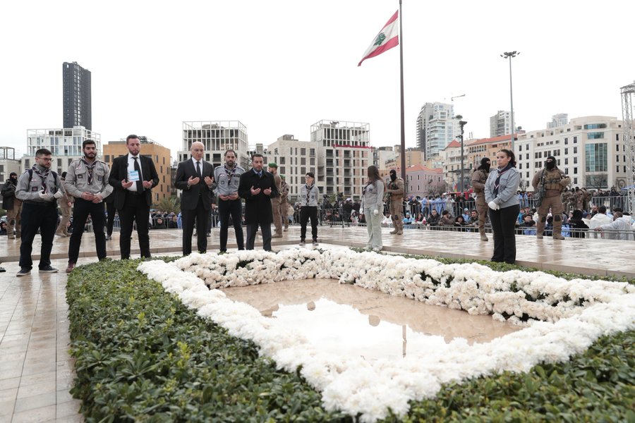 بدء توافد مناصري "تيار المستقبل" الى ساحة الشهداء