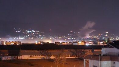 سلسلة غارات إسرائيلية  على السلسلة الشرقية بين الحدود اللبنانية - السورية... 