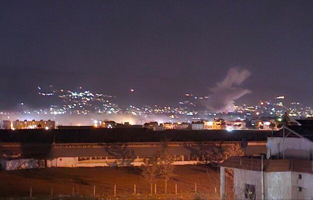 سلسلة غارات إسرائيلية  على السلسلة الشرقية بين الحدود اللبنانية - السورية... 