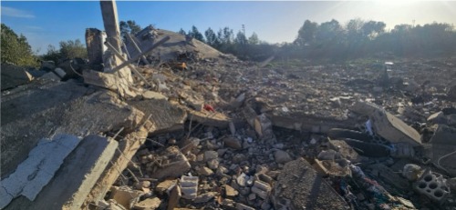 تفجير منزلين في حولا وعيتا الشعب