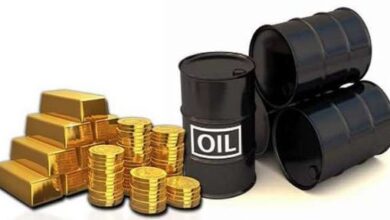 في ظل الظروف الاقليمية والدولية كم وضل ارتفاغ الذهب والأونصة؟