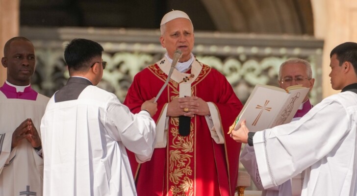 البابا لاوون في أحد الشعانين... يصرخ: ارحموا وضعوا أسلحتكم